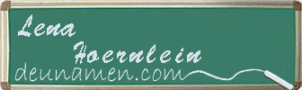 Lena Hoernlein Visitenkarte